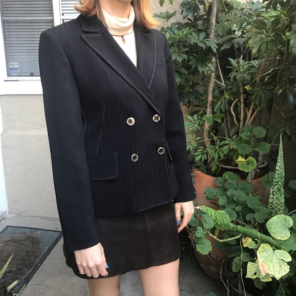Vintage dark brown Harve Benard blazer
